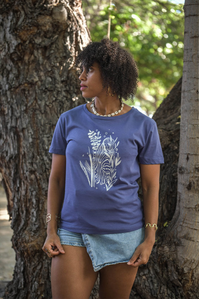 T-SHIRT FEMME POISSON EMPEREUR