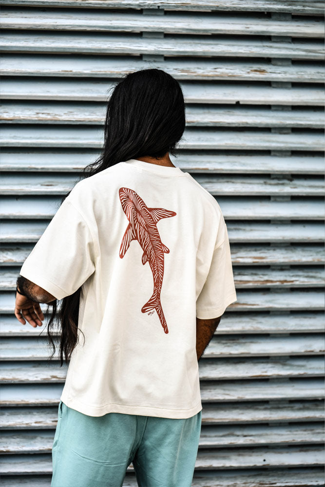 T-SHIRT HOMME REQUIN ZEBRE