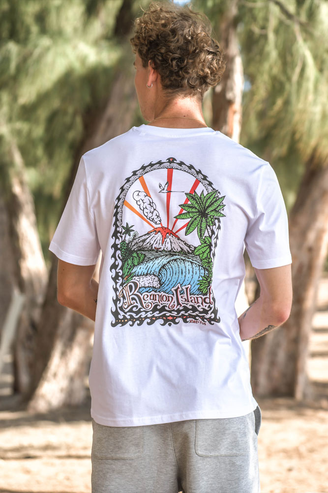 T-SHIRT HOMME REUNION ISLAND