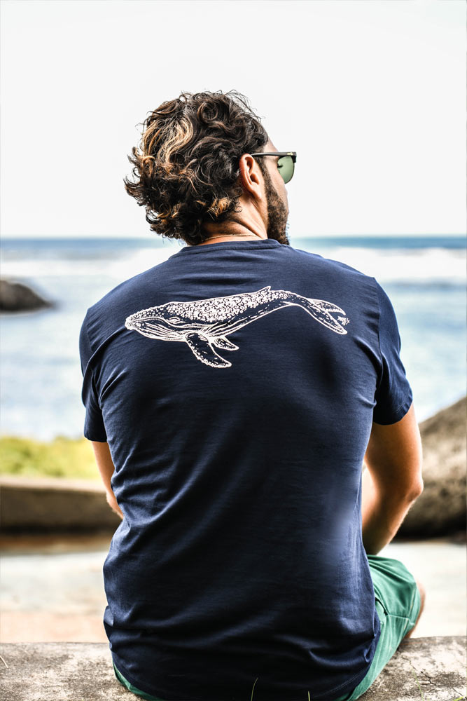 T-SHIRT HOMME BALEINE