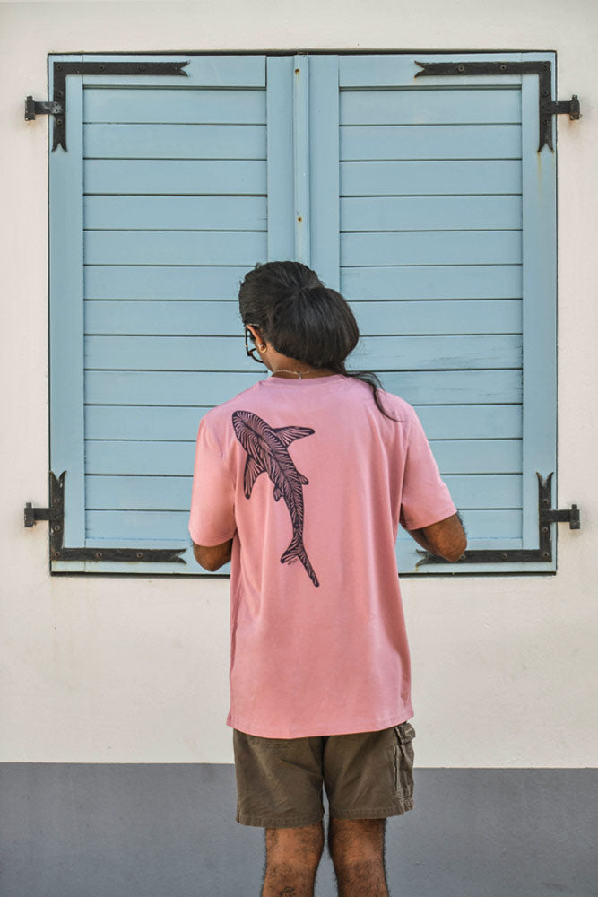 T-SHIRT HOMME REQUIN ZEBRE