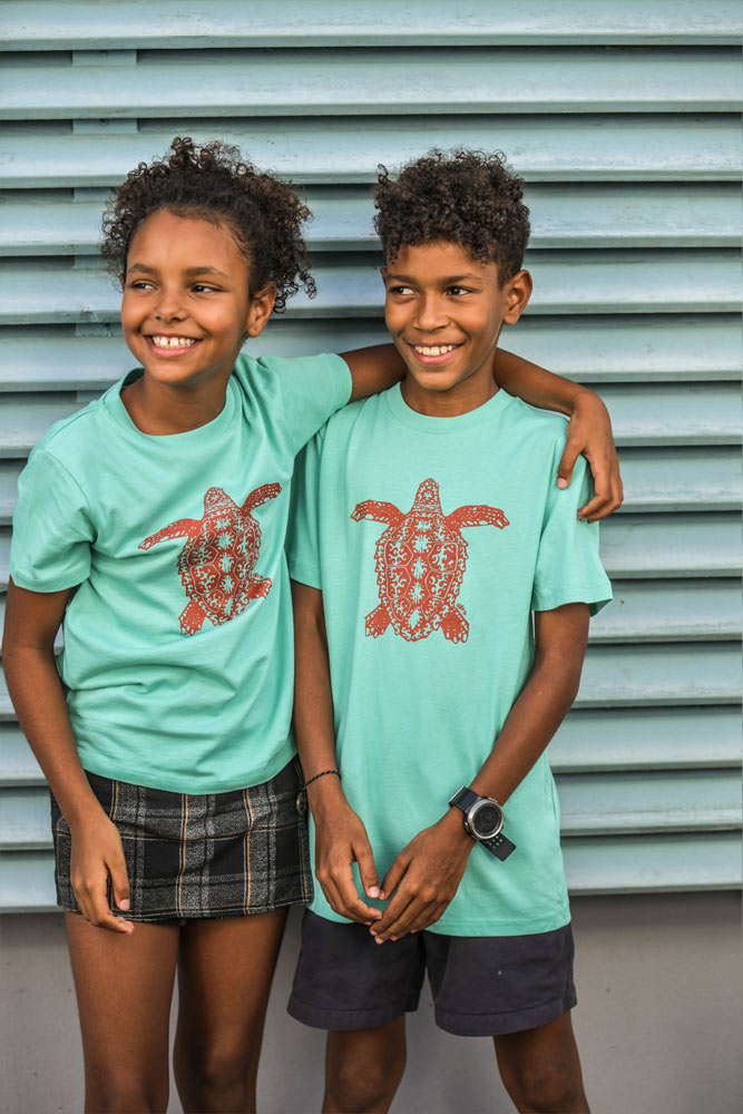 T-SHIRT ENFANT TORTUE CARET