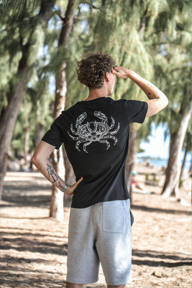 T-SHIRT HOMME CRABE MEKA