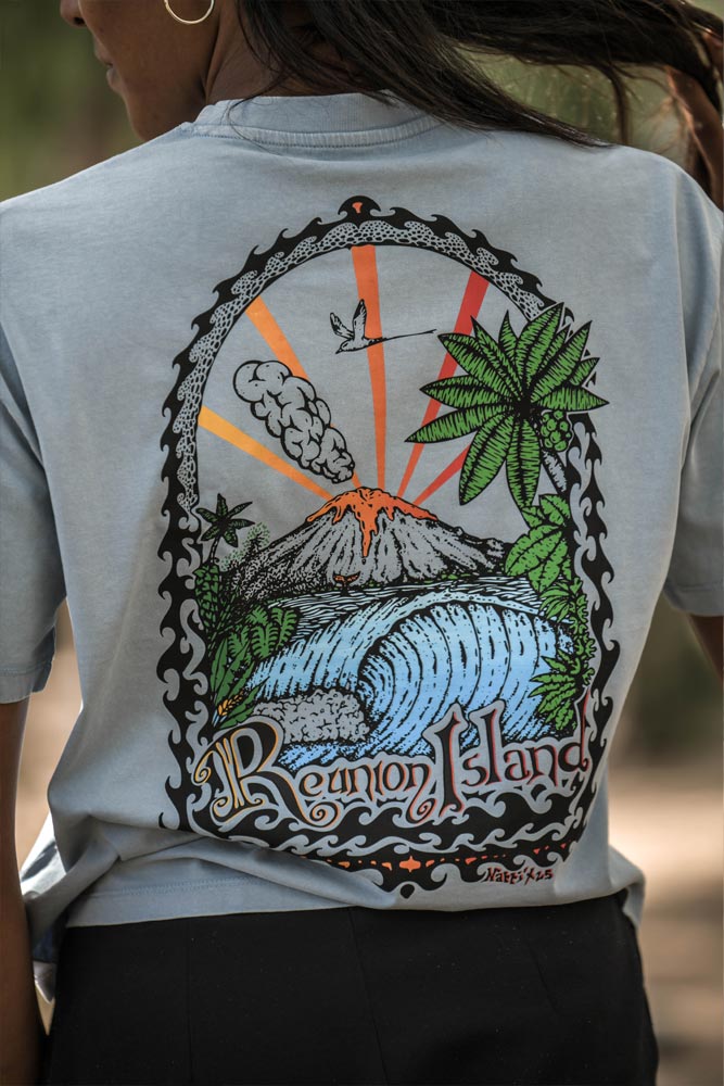 T-SHIRT FEMME REUNION ISLAND