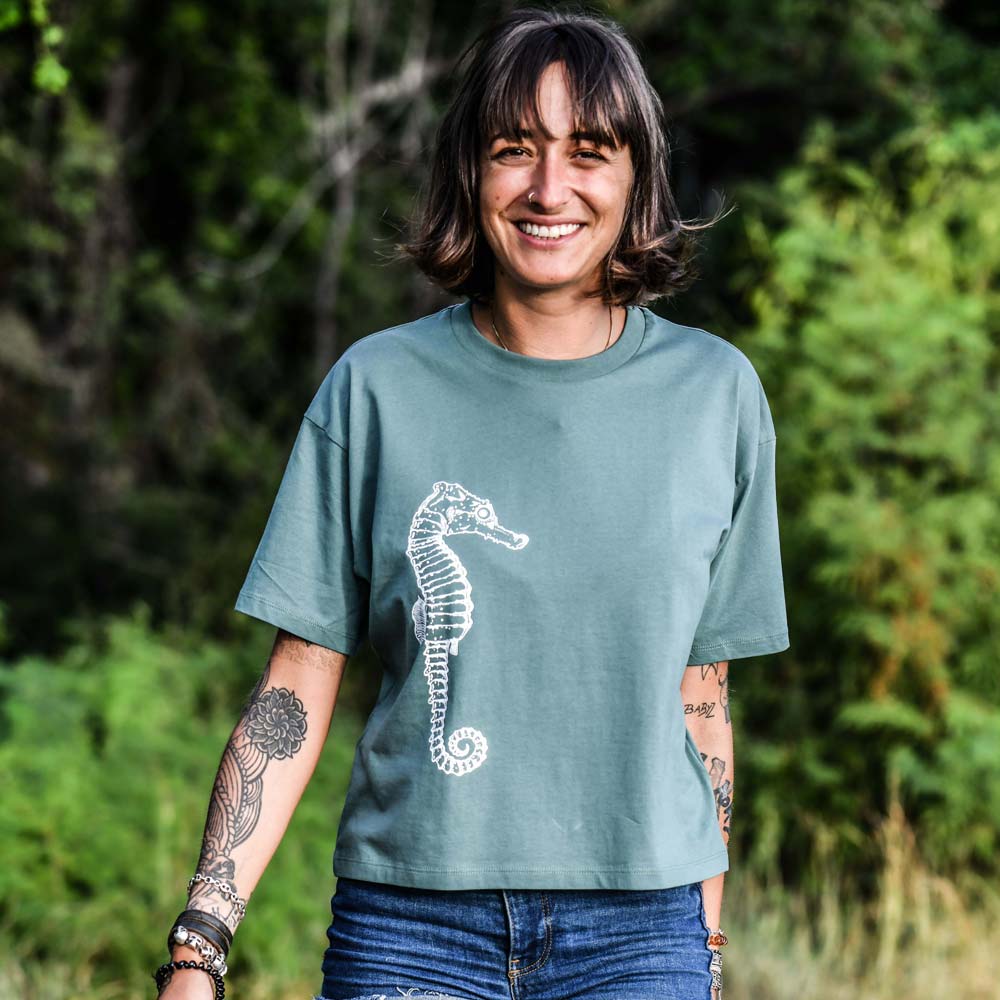 T-SHIRT FEMME HIPPOCAMPE