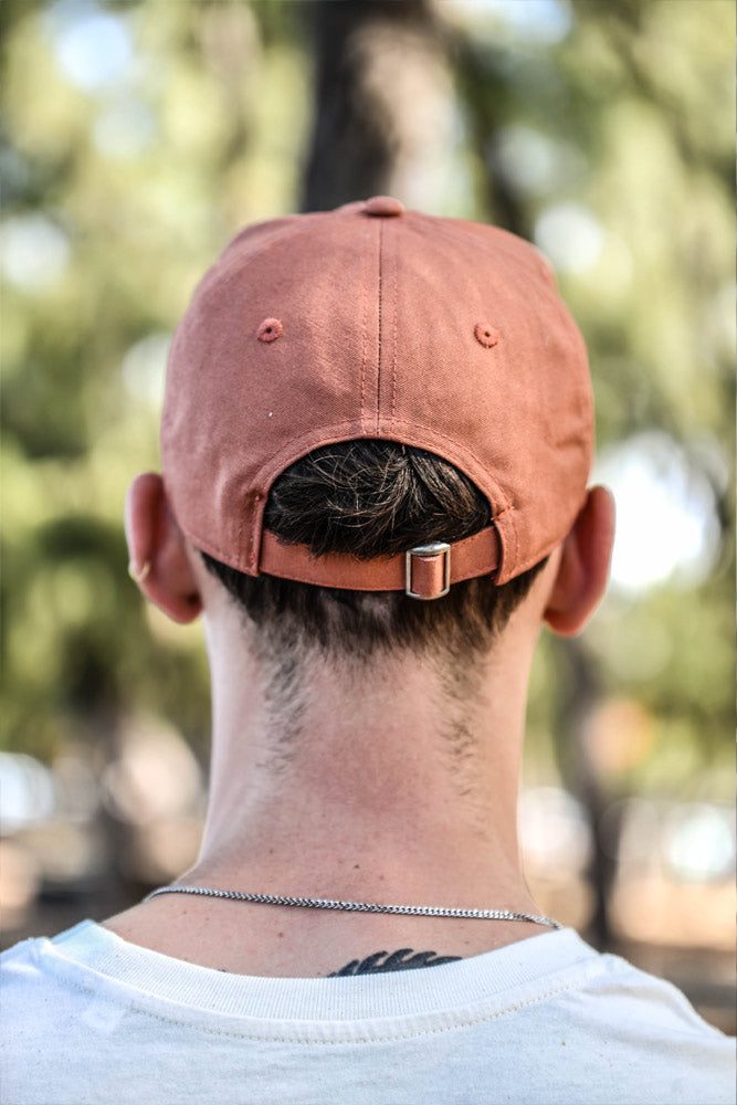 CASQUETTE BOUFTANG COTON BIO TERRACOTTA