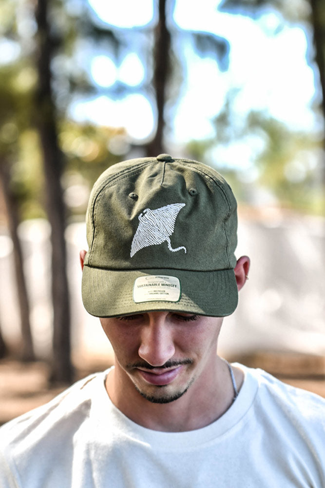 CASQUETTE COTON BIO RAIE MANTA