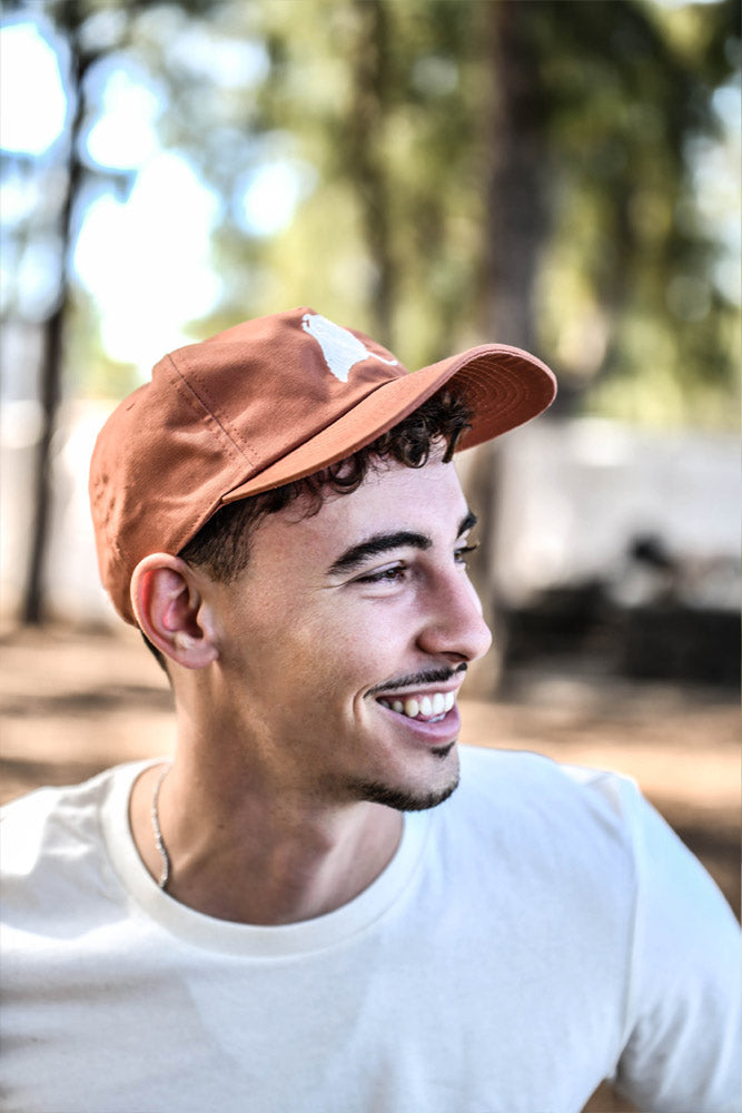 CASQUETTE COTON BIO TERRACOTTA