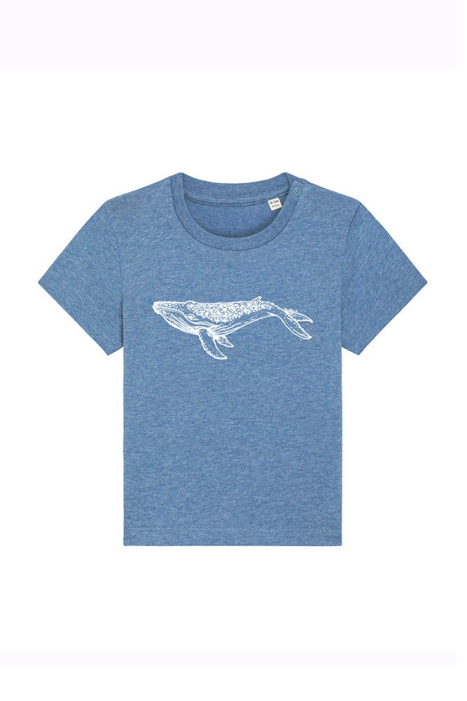 T-SHIRT BEBE MIXTE BALEINE
