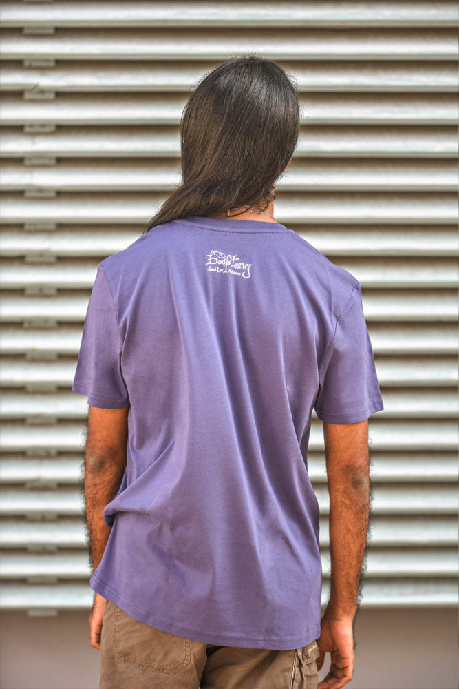 T-SHIRT COTON BIO VIOLET
