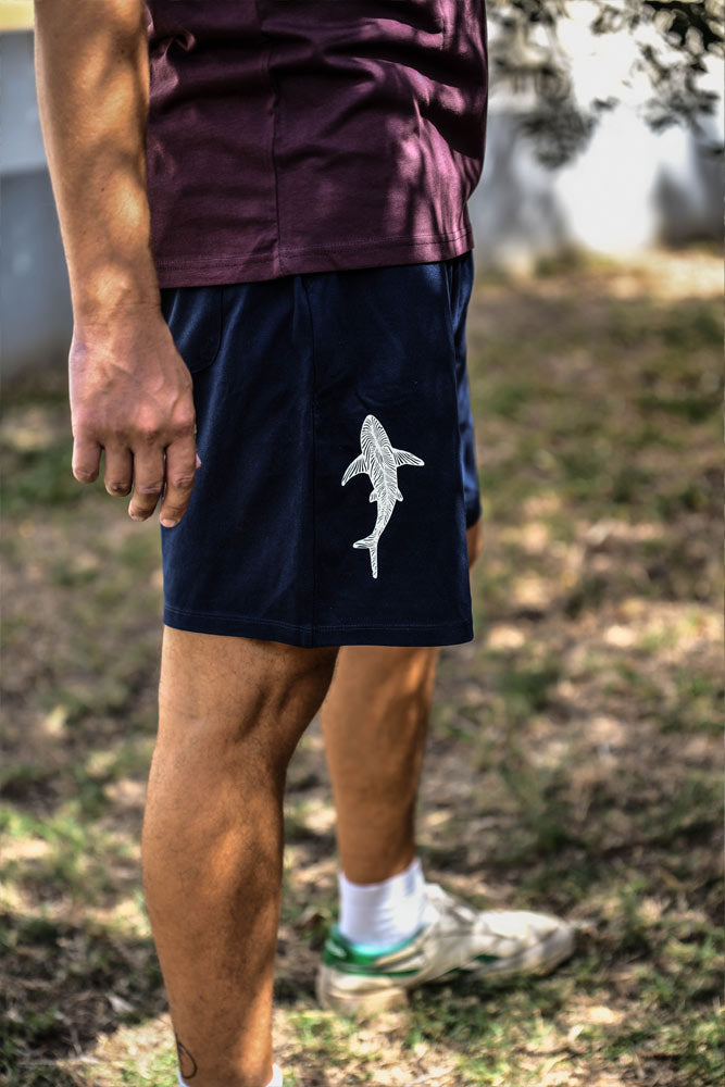 SHORT MIXTE REQUIN ZEBRE