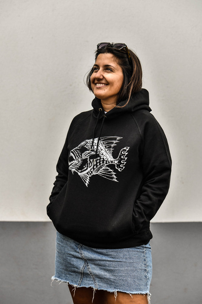 sweat mixte coton bio poisson mechant