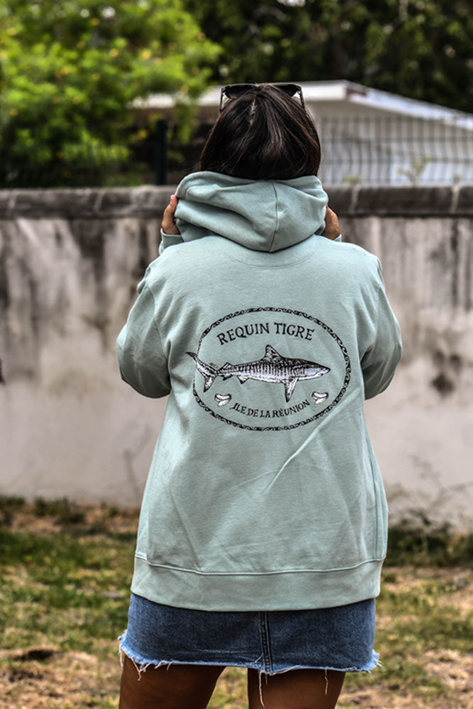 sweat mixte requin tigre