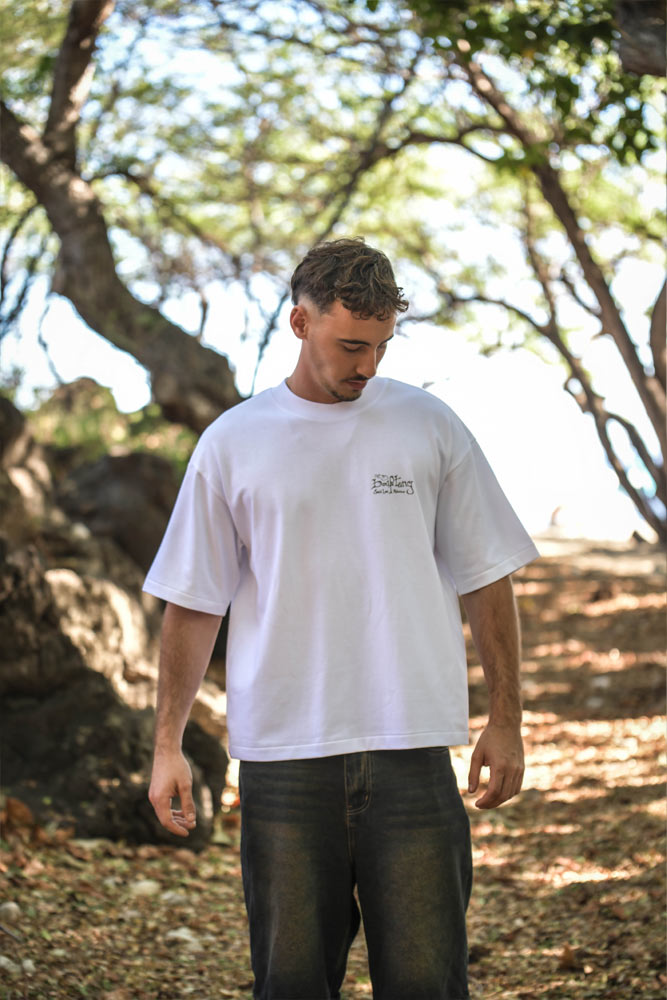 t-shirt coton bio oversize requin