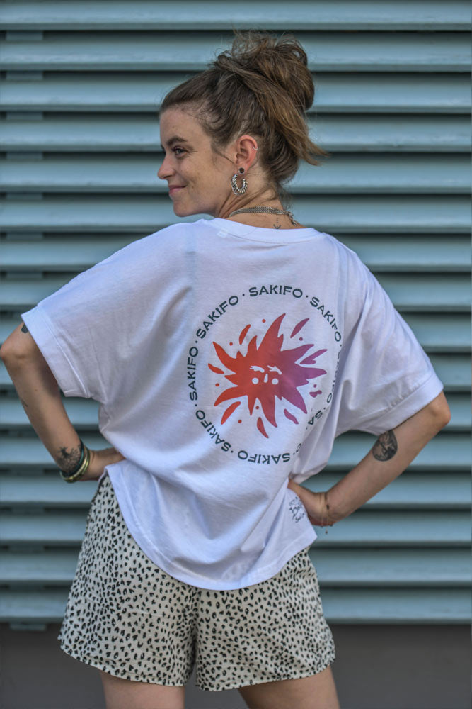 t-shirt femme coton bio sakifo festival reunion 2026