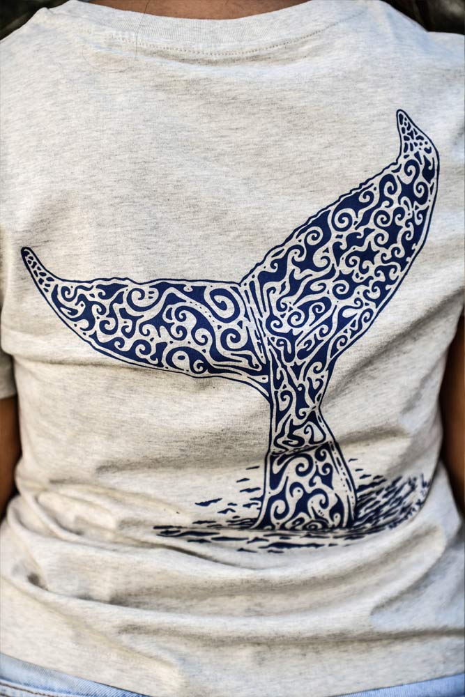 T-SHIRT FEMME QUEUE DE BALEINE