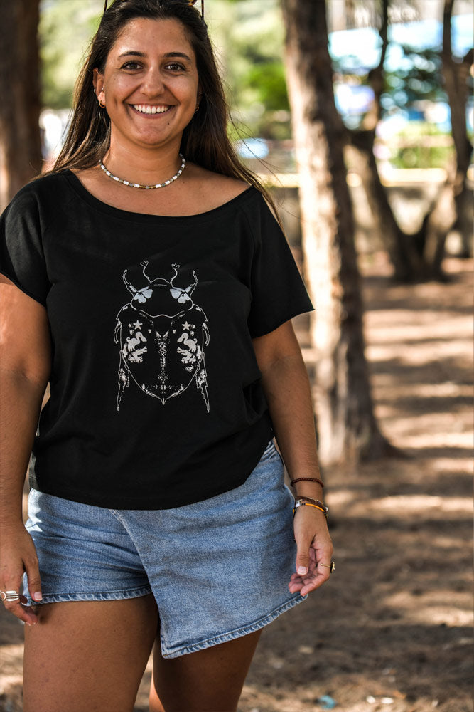 t-shirt femme leu tempo 2026 noir