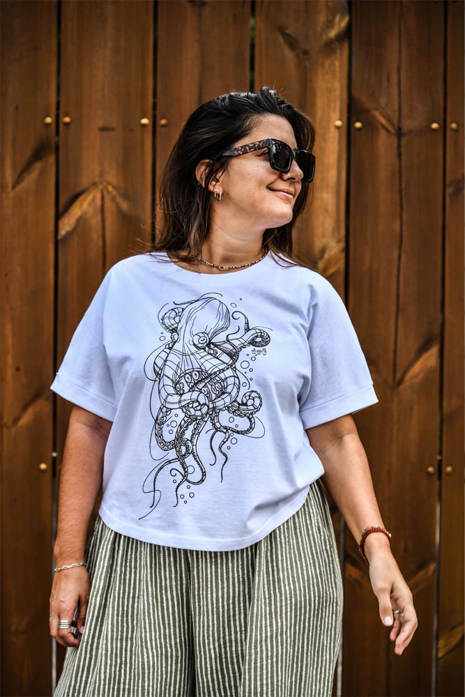 T-SHIRT FEMME OCTOPUS 2 - SÉRIE LIMITÉE