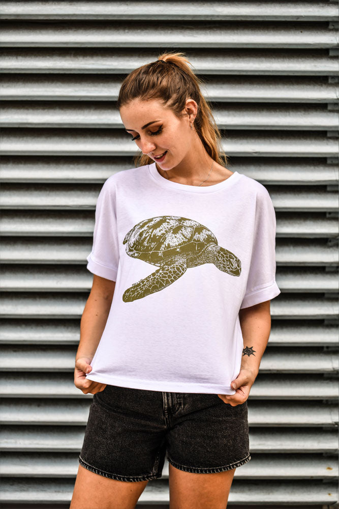 t-shirt femme oversize coton bio