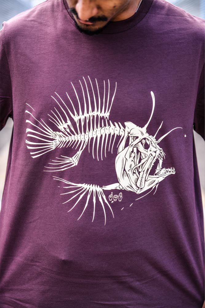 T-SHIRT HOMME POISSON LANTERNE - SÉRIE LIMITÉE