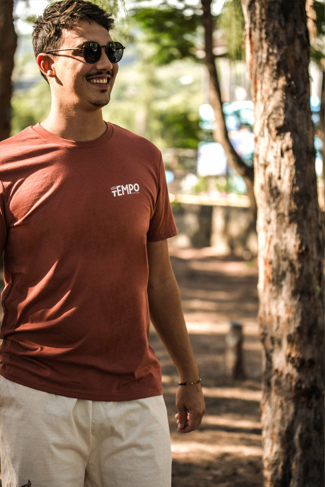 t-shirt homme leu tempo 2026 marron