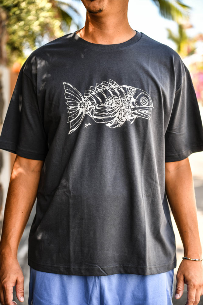 T-SHIRT HOMME POISSON MEKA