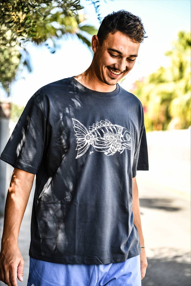 T-SHIRT HOMME POISSON MEKA