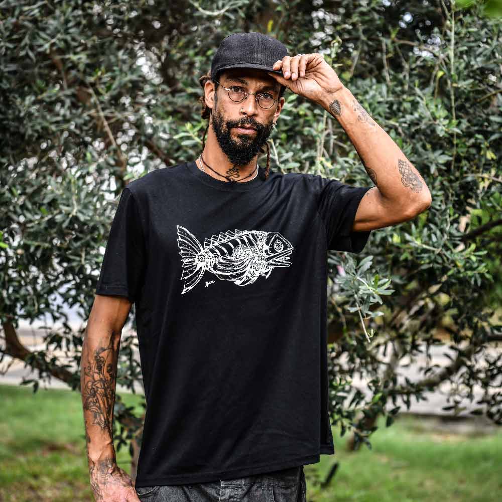 T-SHIRT HOMME POISSON MEKA