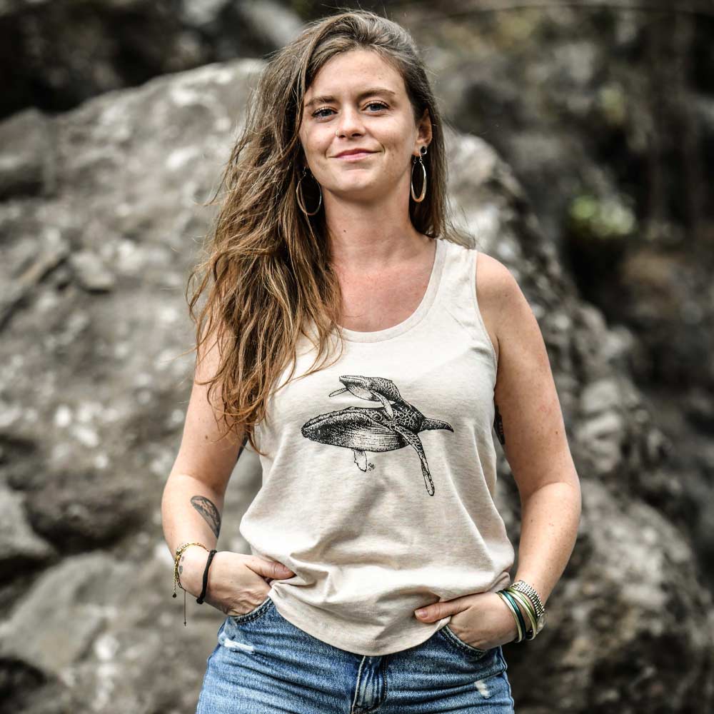 DEBARDEUR FEMME BALEINES