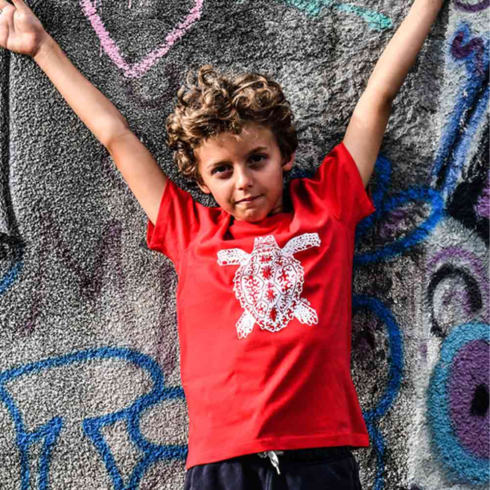 T-SHIRT ENFANT TORTUE CARET