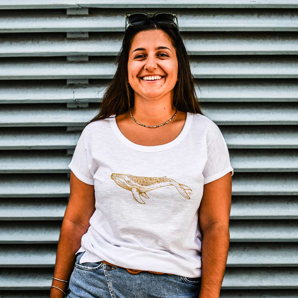 T-SHIRT FEMME BALEINE