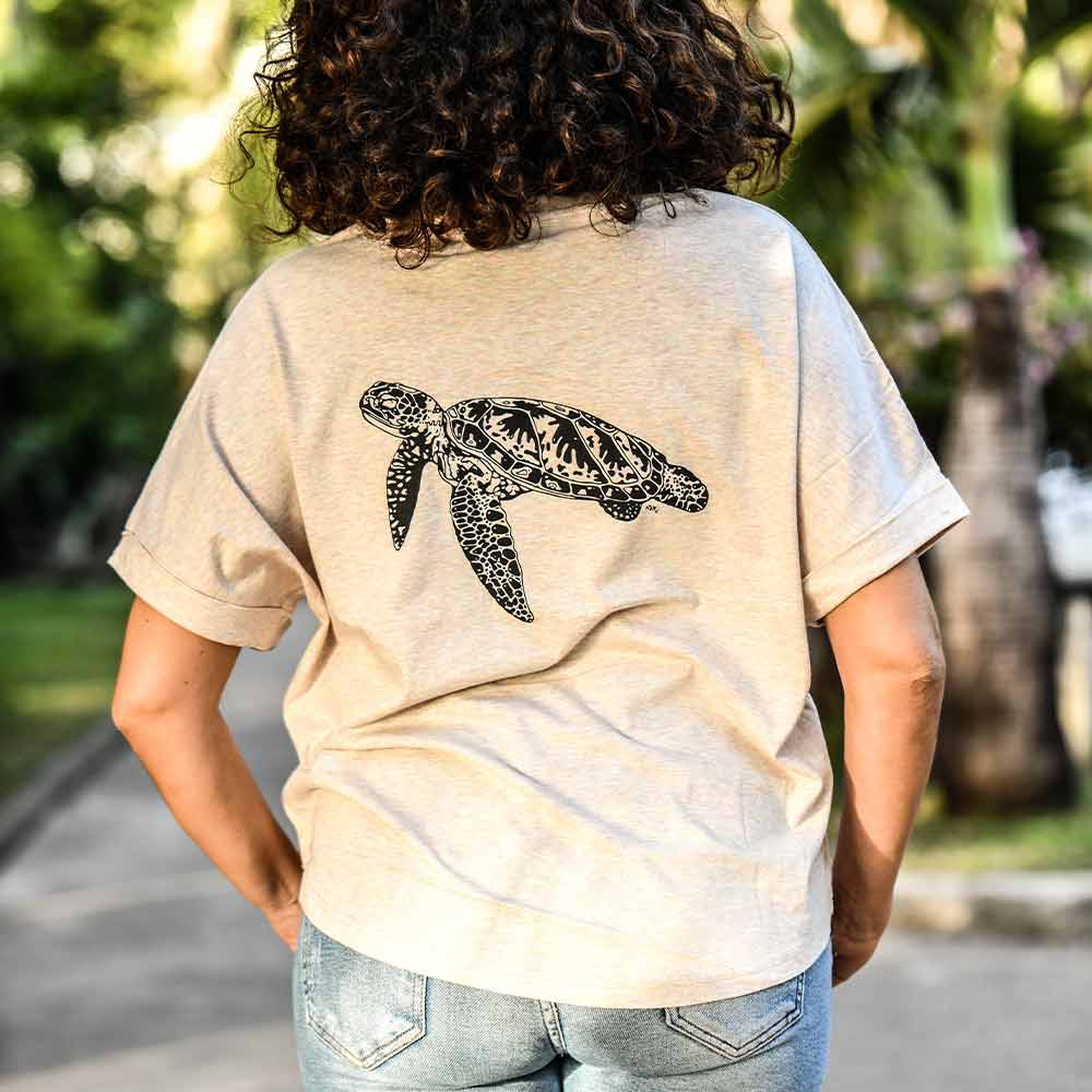 T-SHIRT FEMME TORTUE SIMPLE