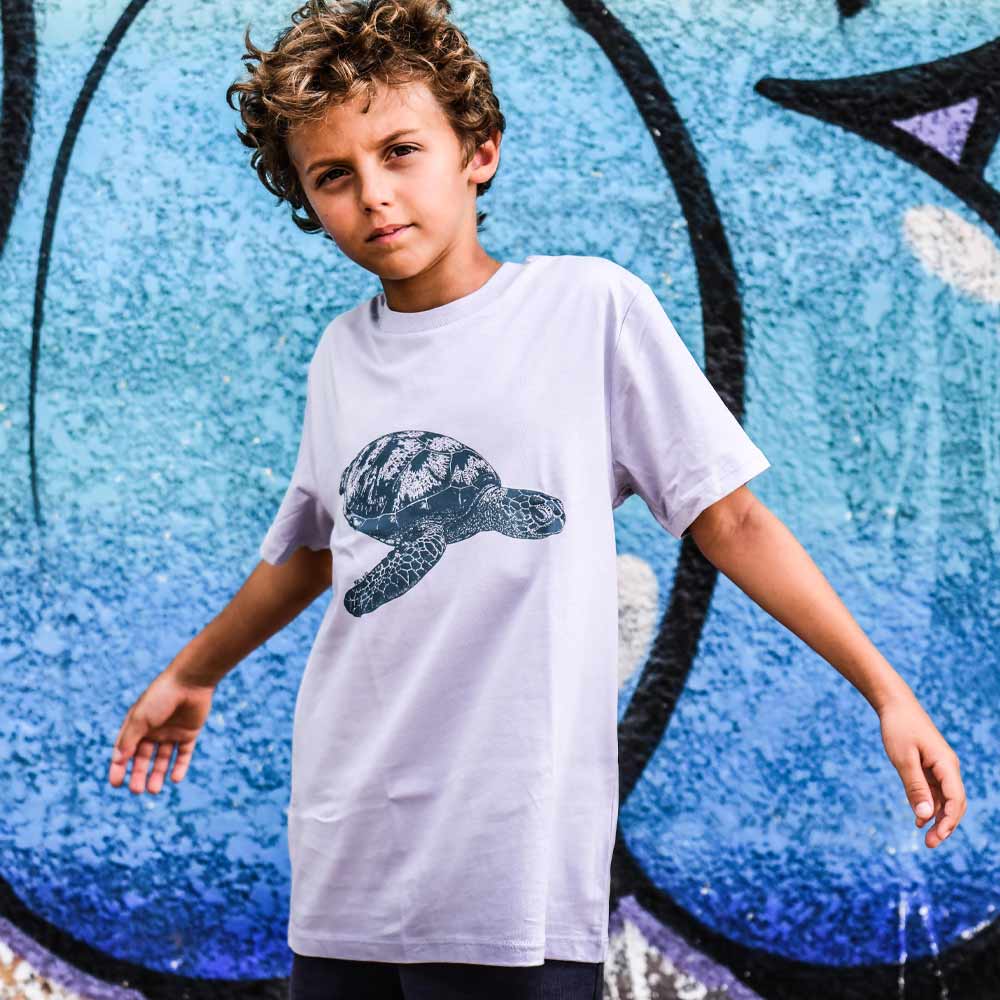 T-SHIRT ENFANT TORTUE VERTE