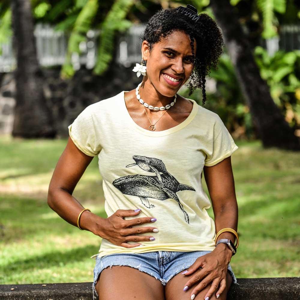 T-SHIRT FEMME BALEINES