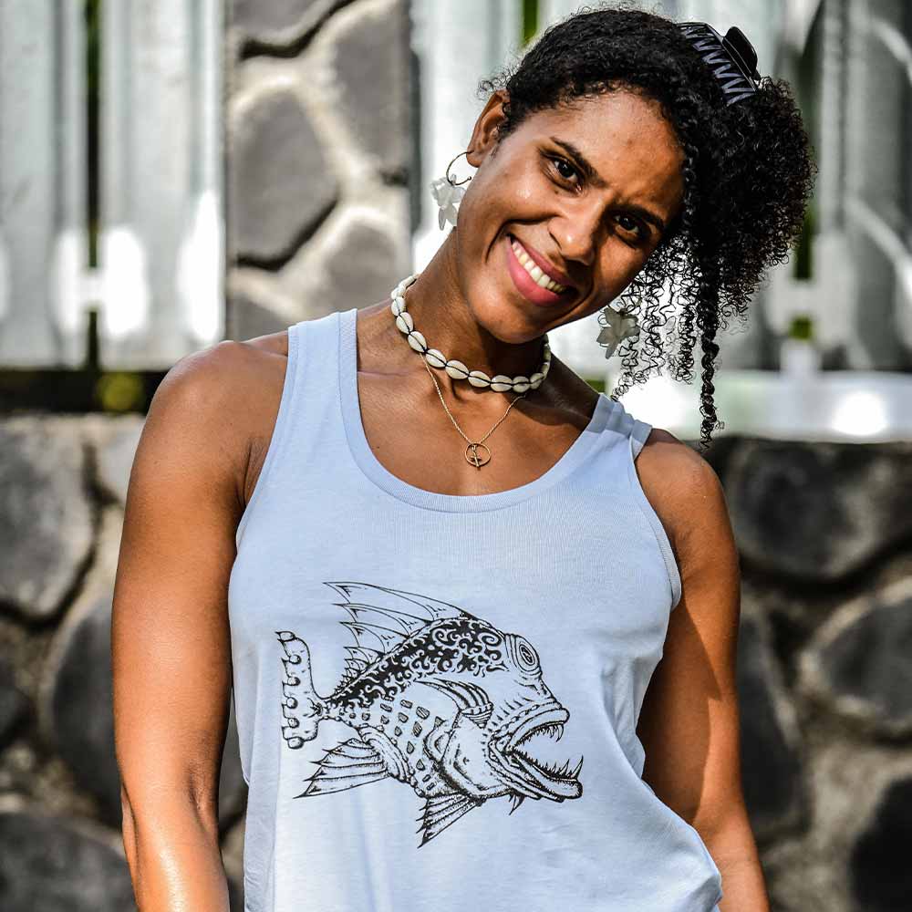 DEBARDEUR FEMME POISSON MECHANT