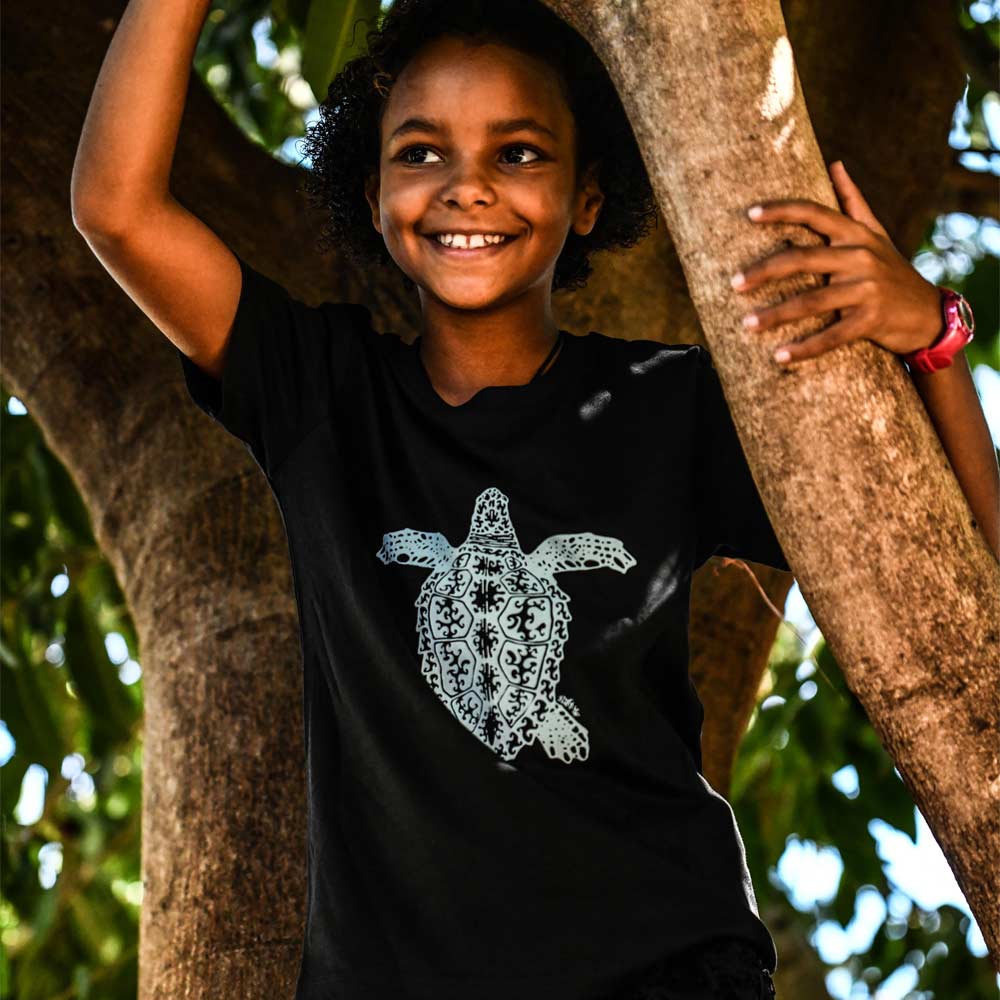 T-SHIRT ENFANT TORTUE CARET