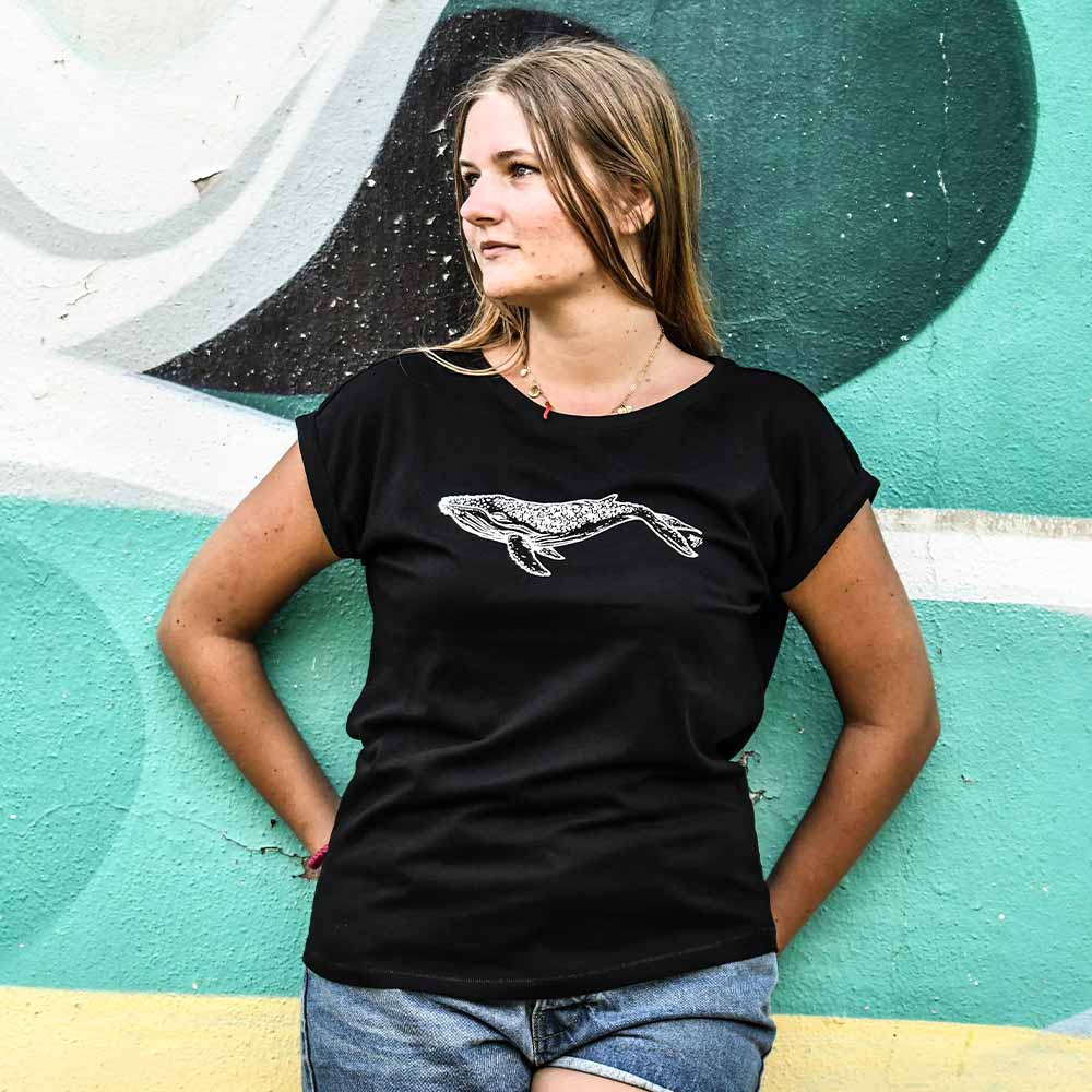 T-SHIRT FEMME BALEINE