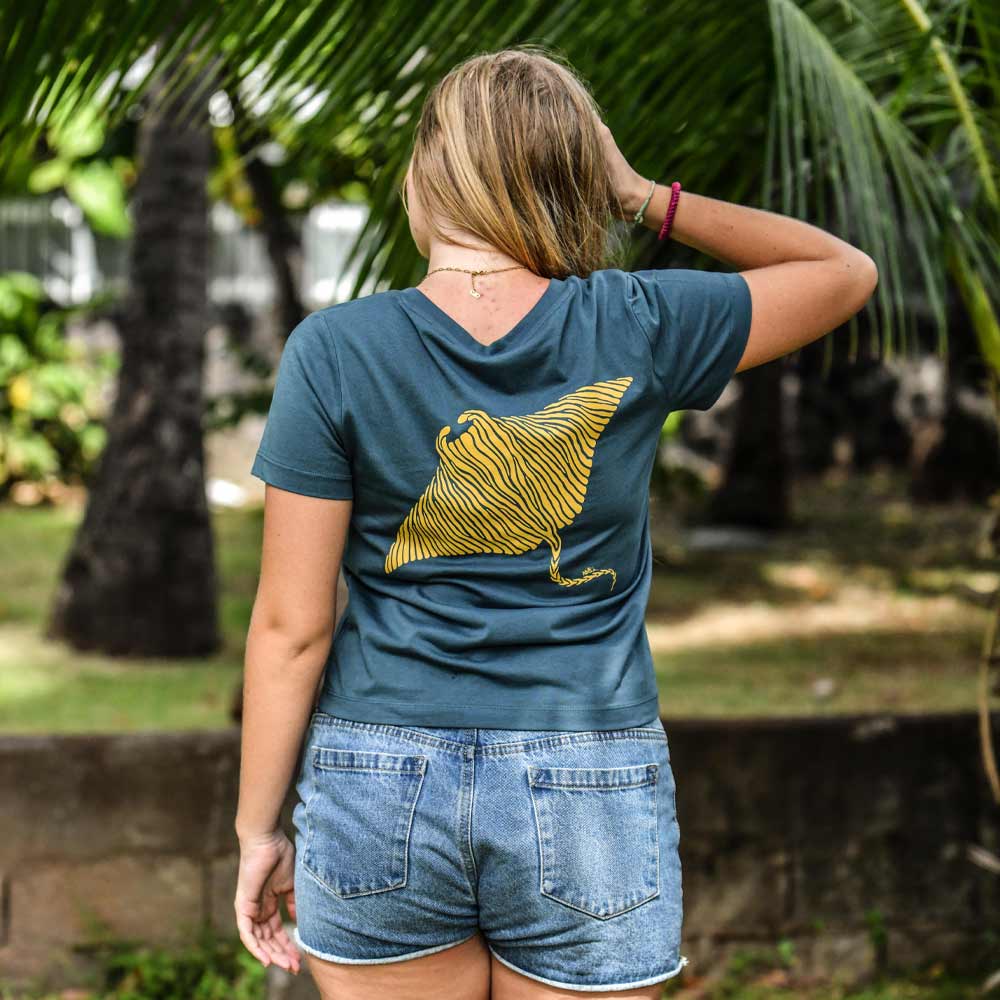 T-SHIRT FEMME RAIE MANTA