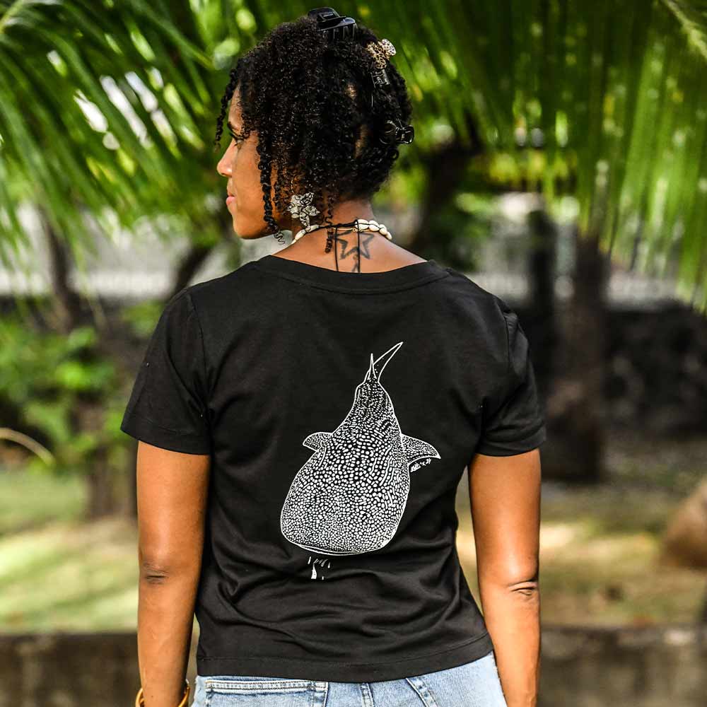 T-SHIRT FEMME REQUIN BALEINE