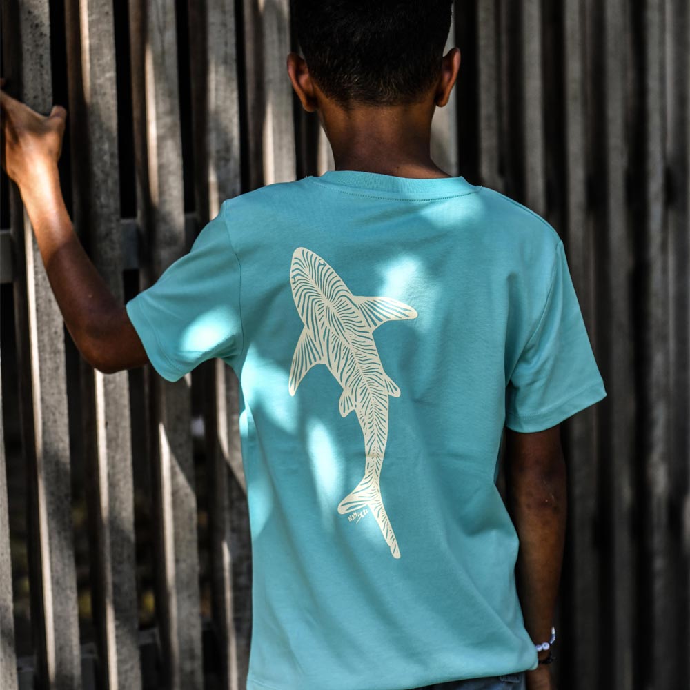 T-SHIRT ENFANT REQUIN ZEBRE