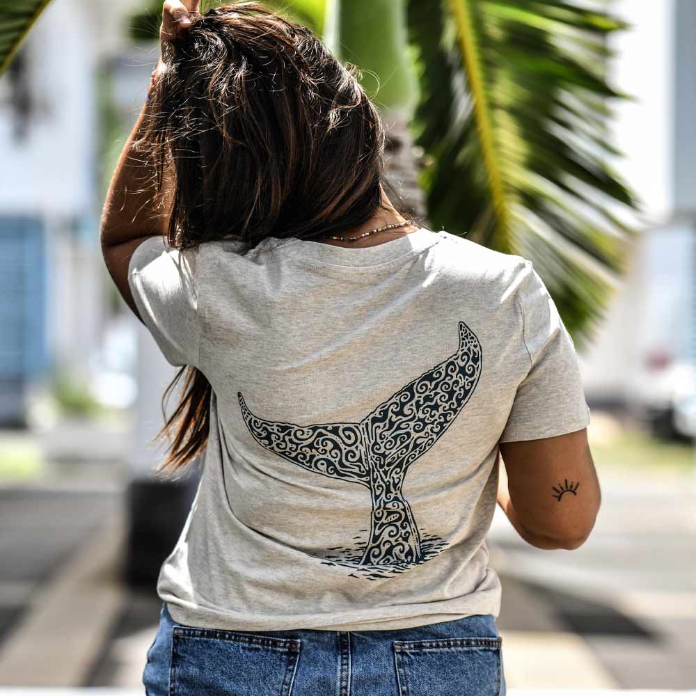 T-SHIRT FEMME QUEUE DE BALEINE