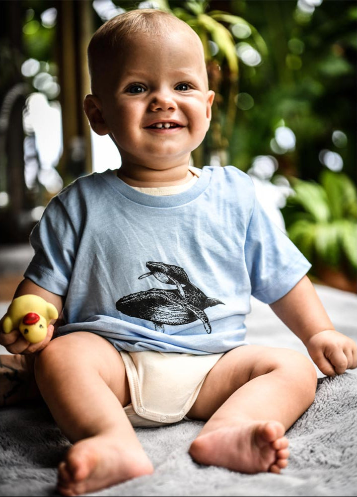 T-SHIRT BEBE BALEINES