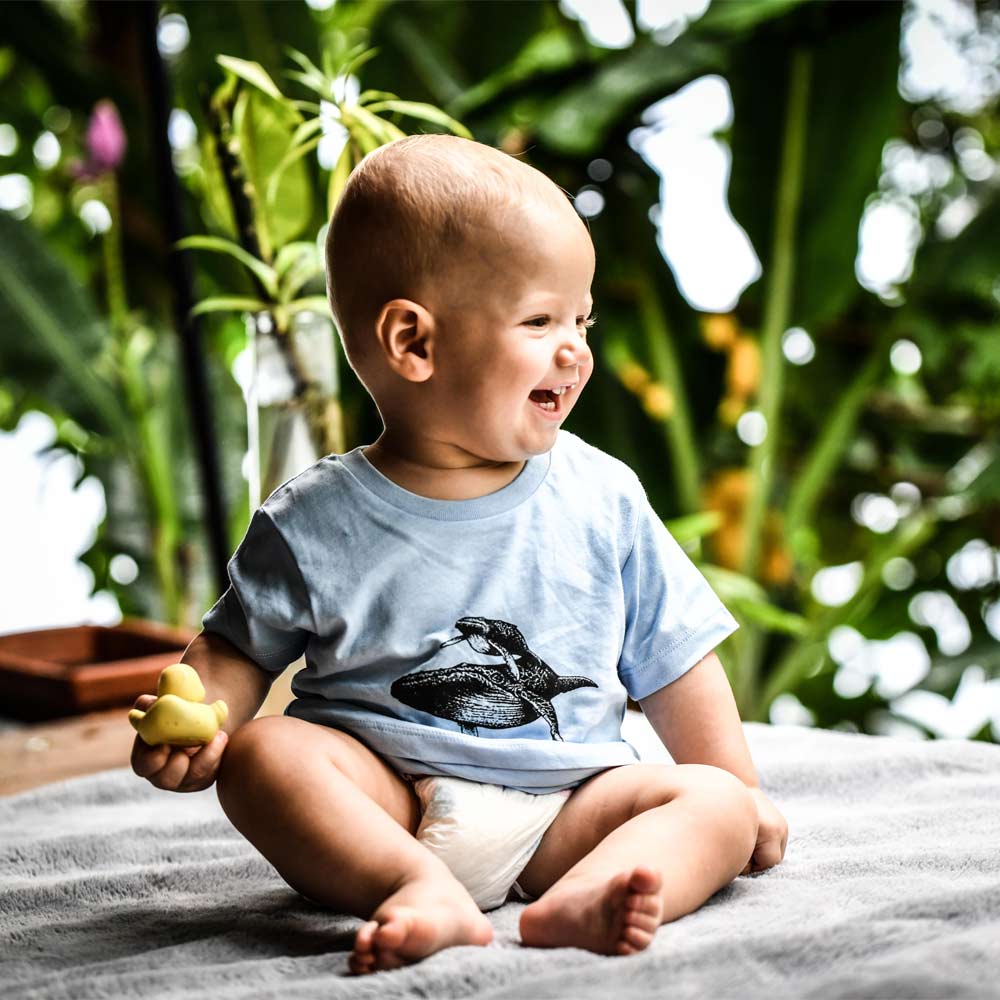 T-SHIRT BEBE BALEINES