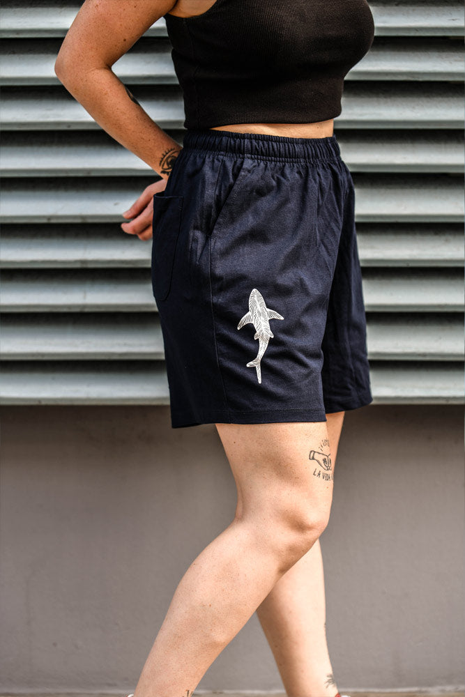 SHORT MIXTE REQUIN ZEBRE