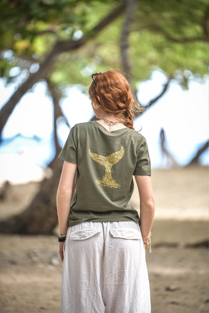 T-SHIRT FEMME QUEUE DE BALEINE