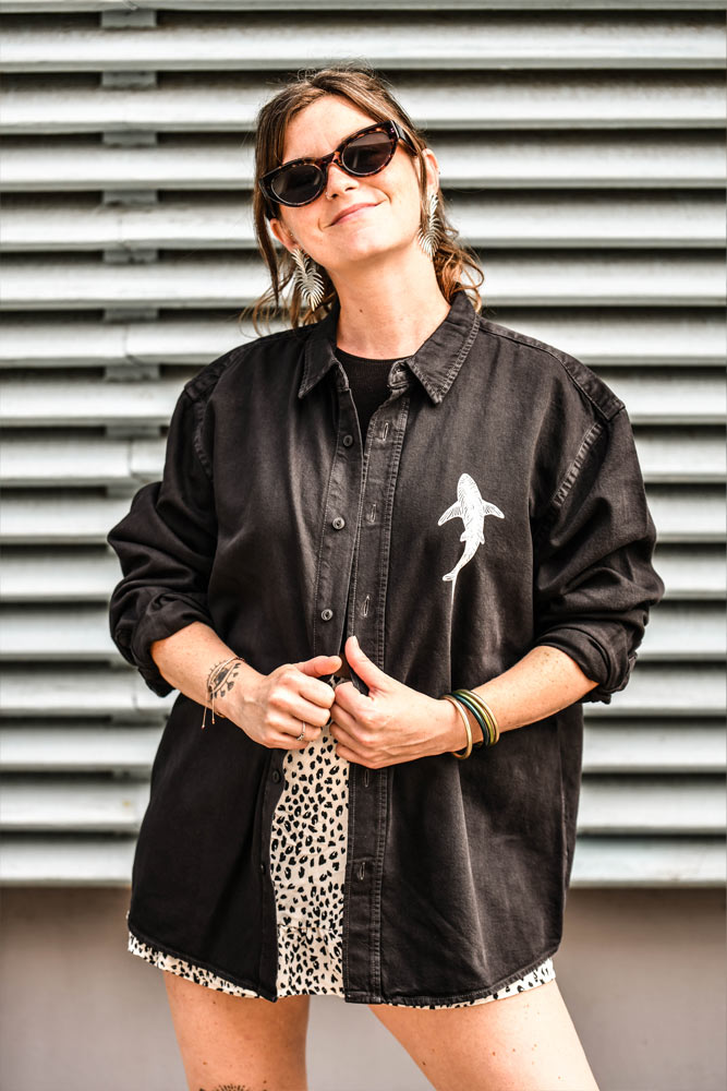 CHEMISE MIXTE REQUIN ZEBRE