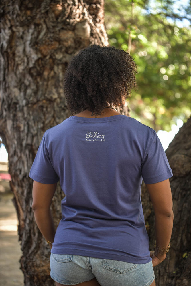 T-SHIRT FEMME POISSON EMPEREUR