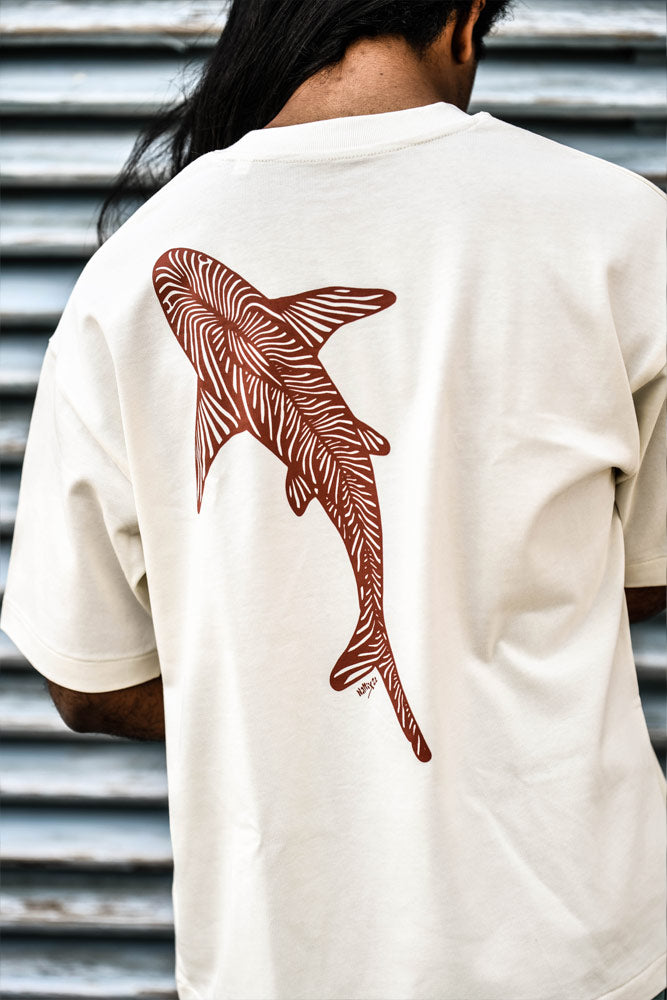 T-SHIRT HOMME REQUIN ZEBRE