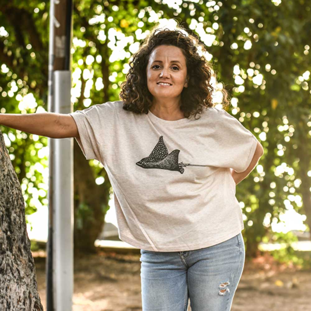 T-SHIRT FEMME RAIE