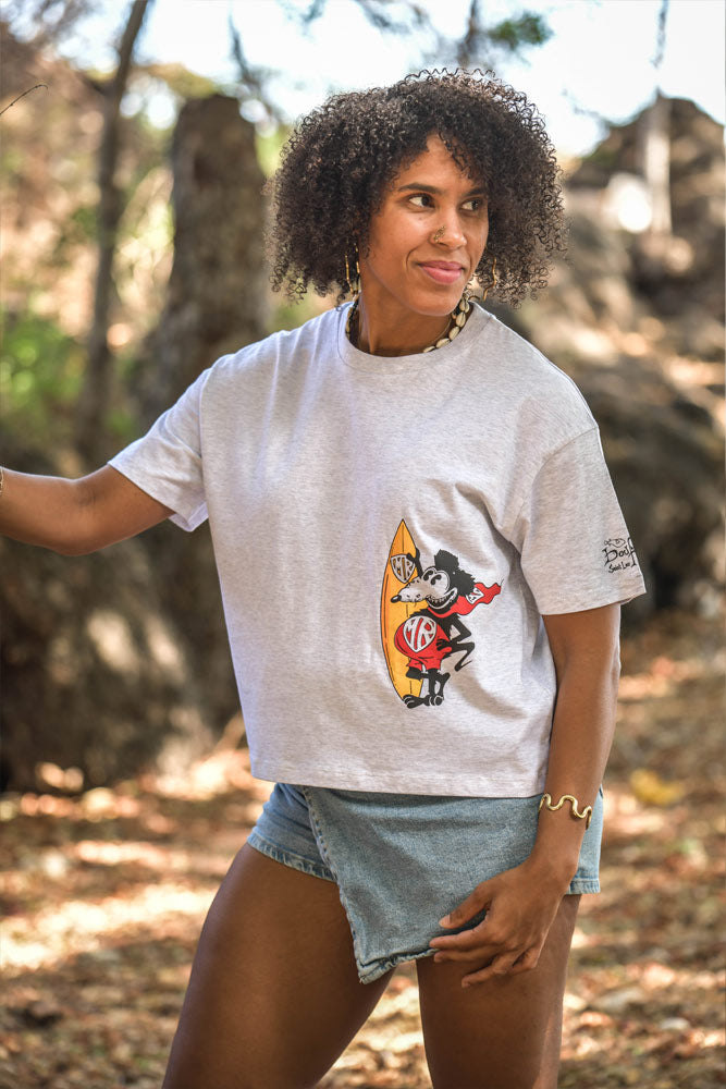 T-SHIRT FEMME SUPER MICKEY RAT